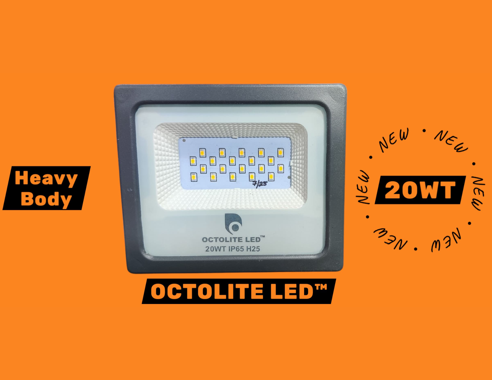 OCTOLITE LED™ - 20WT Heavy Body Flood Light (Model H25)